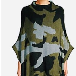 Design Lab Camouflage Poncho